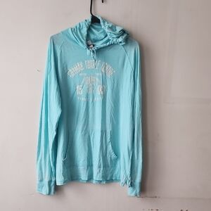 Cayman Turtle Center Light Blue Graphic Sweatshirt